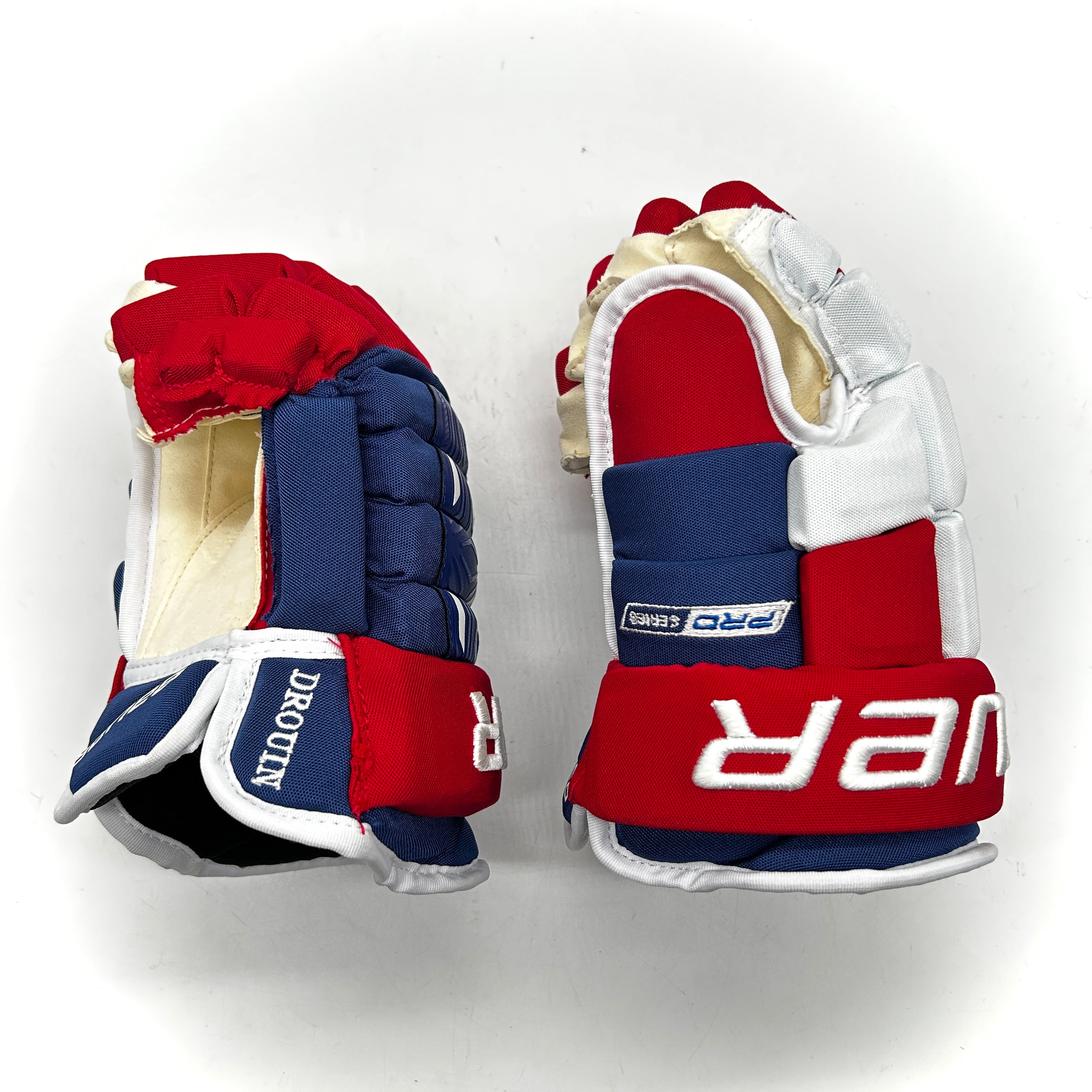 Bauer Pro Series - NHL Pro Stock Gloves - Jonathan Drouin (Blue/Red/White)